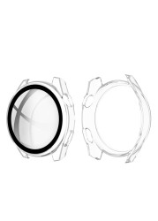 2021 Tempered Glass Film Case With Glass For Huawei Watch 3 Pro 48mm Full Cover Hd Bumper Glass Film Case For Huawei Watch 3 Pro