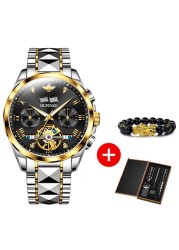 New luxury men automatic mechanical wristwatch tungsten steel watch top brand sapphire glass men watches reloj hombre