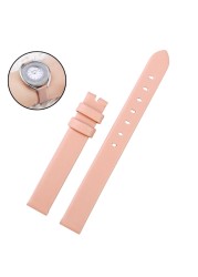 Genuine leather strap for Swarovski 5158517/5158544/5158972 watches accessories fashion bracelet 12mm small size female watch strap