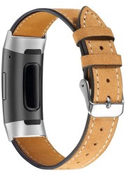 Leather Watch Bands for Fitbit Charge 3 SE, Fitbit Charge 4 Watch Accessories