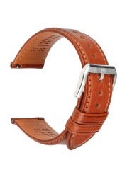 Hight Quality Watch Band Quick Release Soft Genuine Leather Strap for Huawei GT2 Pro ECG 22mm 20mm Mens Smartwatch Accessories