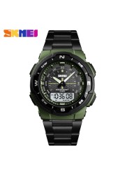 SKMEI-Men's Sport Watch, Men's Wrist Watch, 50m Water Resistant, Digital, Quartz, Dual Time, Military, Climbing & Swimming