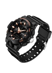 Men Analog Digital Watch Shock Resistant Military Sports Watch Multifunction Wristwatch Waterproof Watch For Man 2022