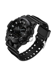 Men Analog Digital Watch Shock Resistant Military Sports Watch Multifunction Wristwatch Waterproof Watch For Man 2022