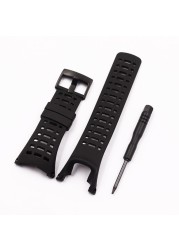 Watch Accessories Silicone Rubber Strap For Suunto Ambit 3 Peak - Ambit 2, Men's Rubber Watch Band