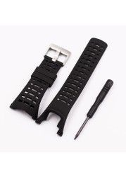 Watch Accessories Silicone Rubber Strap For Suunto Ambit 3 Peak - Ambit 2, Men's Rubber Watch Band