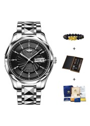 OUPINKE Automatic Watch Men Luxury Brand Men Watches Casual Business Expensive Sapphire Glass Waterproof Mechanical Wrist Watch