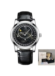 2022 Top Luxury Men's Watches Gypsophila Men Stainless Steel Watch Automatic Mechanical Watch AAA Moon Phase Watches