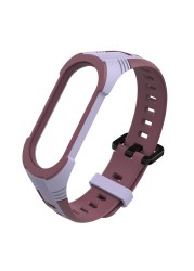 Replacement Strap for Xiaomi Mi Band 5 4 3 Breathable Strap on Mi Band4 Band3 Band5 Breathable Strap on Xiaomi Mi Band 3 4 5