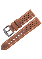 Cowhide Watches 20mm 22mm Genuine Leather Vintage Wrist Strap Strap For Samsung Galaxy Watch 46mm Bracelet