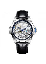 Genuine Tourbillon Watches Men Mechanical Watch Fully Automatic Luxury Brands Luminous Waterproof Men's Watch Fashion Reloj Hombre