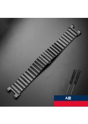 Stainless Steel Watch Band For Amazfit T-Rex Pro Huami Tyrannosaurus Rex Watch Outdoor Silicone Smart Sport Band