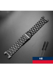 Stainless Steel Watch Band For Amazfit T-Rex Pro Huami Tyrannosaurus Rex Watch Outdoor Silicone Smart Sport Band