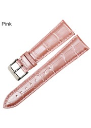 MAIKES High Quality Genuine Leather Watch Band Beautiful Purple Watch Accessories Strap 12mm 14mm 16mm 17mm 18mm 19mm 20mm 22mm