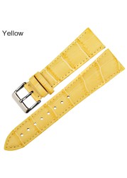 MAIKES High Quality Genuine Leather Watch Band Beautiful Purple Watch Accessories Strap 12mm 14mm 16mm 17mm 18mm 19mm 20mm 22mm