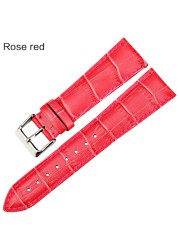 MAIKES High Quality Genuine Leather Watch Band Beautiful Purple Watch Accessories Strap 12mm 14mm 16mm 17mm 18mm 19mm 20mm 22mm