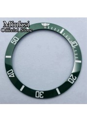 Miuksi 40mm high quality ceramic bezel watch parts fit 43mm watch case for watch sea