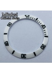 Miuksi 40mm high quality ceramic bezel watch parts fit 43mm watch case for watch sea