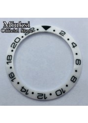 Miuksi 40mm high quality ceramic bezel watch parts fit 43mm watch case for watch sea