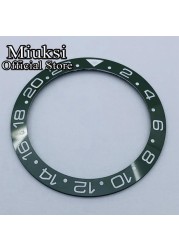 Miuksi 40mm high quality ceramic bezel watch parts fit 43mm watch case for watch sea