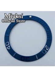 Miuksi 40mm high quality ceramic bezel watch parts fit 43mm watch case for watch sea