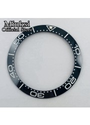 Miuksi 40mm high quality ceramic bezel watch parts fit 43mm watch case for watch sea