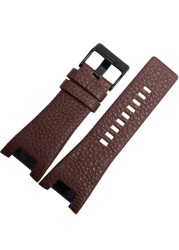 Genuine Leather Watch Strap for Diesel DZ1216 DZ1273 DZ4246 DZ4247DZ287 Watch Bracelet Mens Watchband Wrist Band