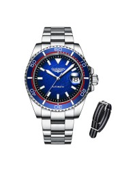 Guanqin Automatic Mechanical Watch NH35A Men's Watch Sapphire Fashion Sport Watch Stainless Steel Waterproof Luminous 2022 New