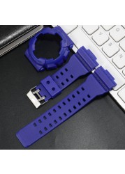 For G-SHOCK GA100 GA110 GA120 GD100 GD110 GD120 Watch Strap Watch Case Men Matte Wristwatch Sport Watch Silicone Case Strap