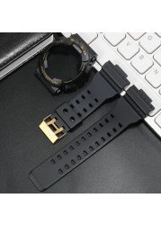 For G-SHOCK GA100 GA110 GA120 GD100 GD110 GD120 Watch Strap Watch Case Men Matte Wristwatch Sport Watch Silicone Case Strap