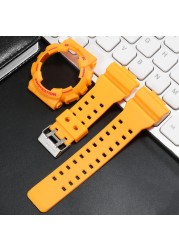 For G-SHOCK GA100 GA110 GA120 GD100 GD110 GD120 Watch Strap Watch Case Men Matte Wristwatch Sport Watch Silicone Case Strap