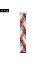 URVOI Braided Solo Loop for Apple Watch Sport Band Series 7 6 SE 5 4 3 21 Stretchable Strap for iWatch Woven Threads gen.5