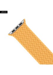 URVOI Braided Solo Loop for Apple Watch Sport Band Series 7 6 SE 5 4 3 21 Stretchable Strap for iWatch Woven Threads gen.5