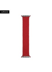 URVOI Braided Solo Loop for Apple Watch Sport Band Series 7 6 SE 5 4 3 21 Stretchable Strap for iWatch Woven Threads gen.5