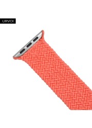 URVOI Braided Solo Loop for Apple Watch Sport Band Series 7 6 SE 5 4 3 21 Stretchable Strap for iWatch Woven Threads gen.5