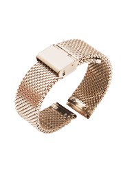 16mm 18mm 20mm 22mm 24mm Stainless Steel Milan Mesh Watch Strap Bracelets Watch Band Black Silver Gold Rose Gold