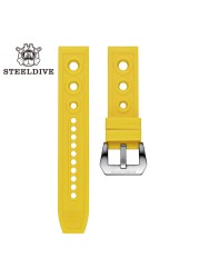 STEELDIVE Automatic Mechanical Strap 20mm Replacement Watch Bands 22mm Automatic Watch 22mm Bracelets Diving Watches Strap 20/22mm