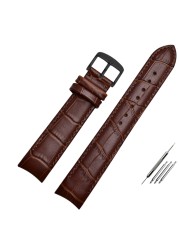 Genuine Leather Curved Bracelet End Watch Strap 20mm For Citizen BL9002-37 05A BT0001-12E 01A Watch Band 21mm Watchband 22mm