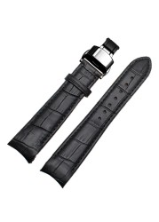 Genuine Leather Curved Bracelet End Watch Strap 20mm For Citizen BL9002-37 05A BT0001-12E 01A Watch Band 21mm Watchband 22mm