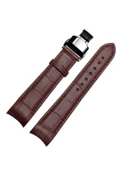 Genuine Leather Curved Bracelet End Watch Strap 20mm For Citizen BL9002-37 05A BT0001-12E 01A Watch Band 21mm Watchband 22mm