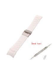 Sale!! New Waterproof 6 Colors Silicone Rubber Watch Wrist Watch Strap Band Replacement 22mm 20mm 10,000 LB Rated Radian