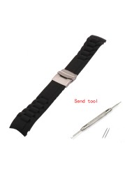 Sale!! New Waterproof 6 Colors Silicone Rubber Watch Wrist Watch Strap Band Replacement 22mm 20mm 10,000 LB Rated Radian