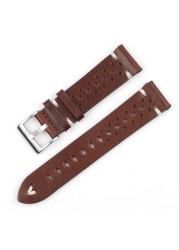 High quality genuine leather watch straps, 18mm, 20mm, 22mm, black, brown, brown, blue, coffee, replacement watch straps