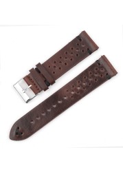 High quality genuine leather watch straps, 18mm, 20mm, 22mm, black, brown, brown, blue, coffee, replacement watch straps