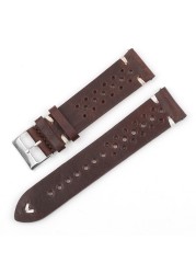 High quality genuine leather watch straps, 18mm, 20mm, 22mm, black, brown, brown, blue, coffee, replacement watch straps