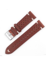 High quality genuine leather watch straps, 18mm, 20mm, 22mm, black, brown, brown, blue, coffee, replacement watch straps