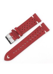 High quality genuine leather watch straps, 18mm, 20mm, 22mm, black, brown, brown, blue, coffee, replacement watch straps