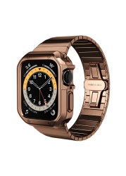 Top watch case for Apple Watch SE 38mm 42mm shell plating hard PC protective case for Apple Watch Series 7 6 5 4 iWatch 40mm 44mm