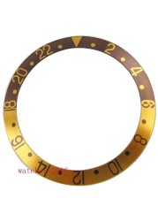 38mm*30.6mm Bezel Watch Insert Fit For 40mm GMT Automatic Men's Watch Aluminum Bezel Ring Red/Blue/Purple/Green/Gold