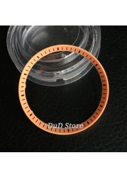 Bliger high quality new 30.2mm*27mm*2.6mm black green white orange watch parts plastic chapter ring for 42mm watch